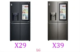 مقایسه یخچال ال جی X29 با X39